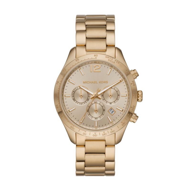 Montre MICHAEL KORS pour femme en AcierAcier en forme de rond de forme Rond, couleur : OR, fonctionnalités : 5 ATM - taille : #null# - MK6795