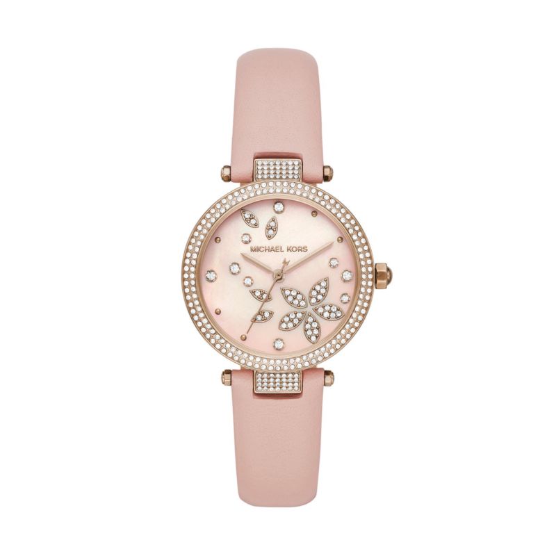 Montre MICHAEL KORS pour femme en Cuir en forme de rond, fonctionnalités : 5 ATM - taille : #null# - MK6808