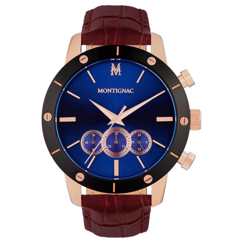 Montre CLEOR pour homme en Cuir - taille : #null# - MOPE19A23