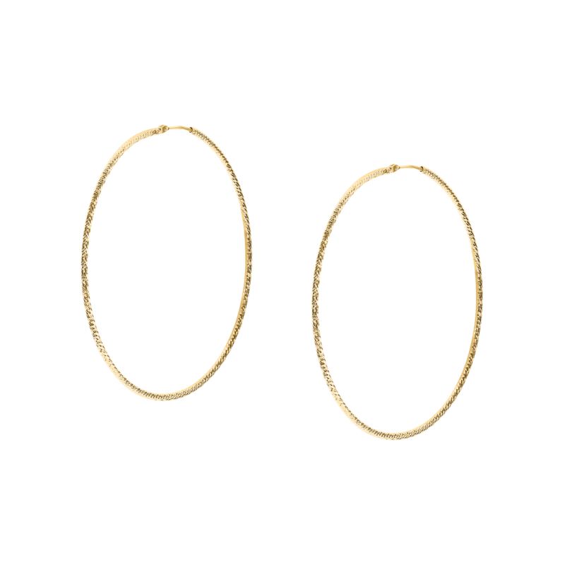 Boucles d'oreilles CLEOR pour femme en Argent 925/1000 - 0.005 g - taille : 65mm - OR0379Y