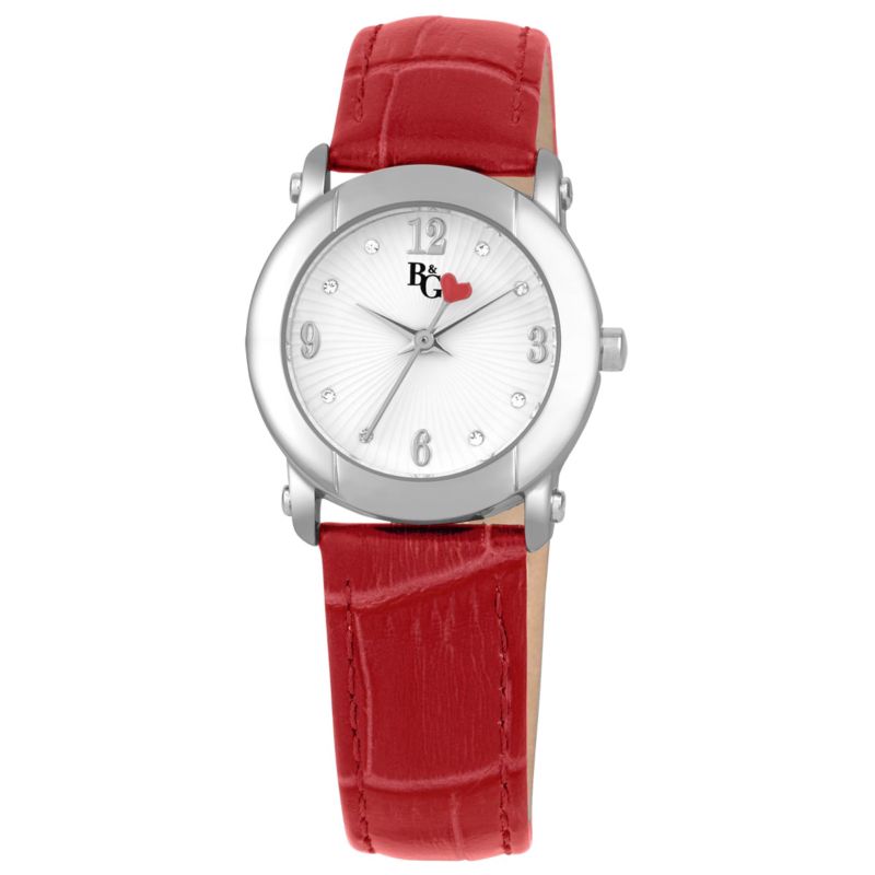 Bracelet B&G pour femme en Cuir serti de cristal - taille : #null# - P100617-E1