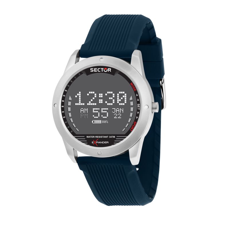 Montre SECTOR pour homme en AlliageSilicium en forme de rond, fonctionnalités : 3 ATM - 0.090 g  - R3251239004