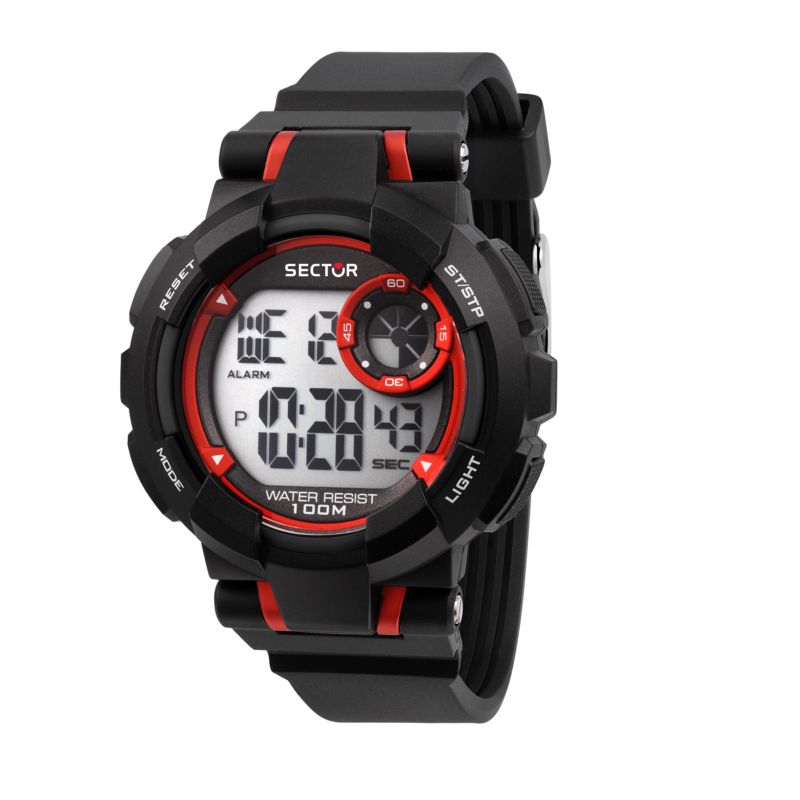 Montre SECTOR pour homme en PlastiquePolyuréthane en forme de rond, fonctionnalités : 10 ATM - 0.032 g  - R3251283001