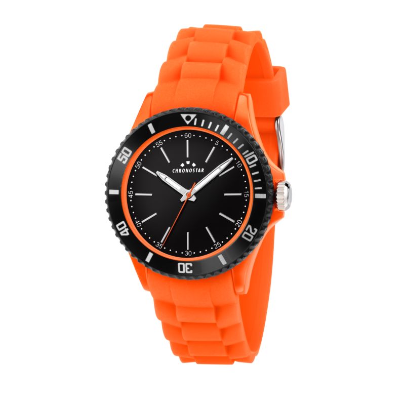 Montre CHRONOSTAR pour homme en Silicone en forme de rond, fonctionnalités : 3 ATM - 0.039 g - taille : #null# - R3751288006