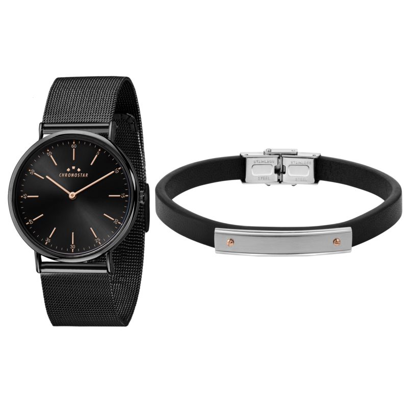 Montre CHRONOSTAR pour homme en Métal en forme de rond, fonctionnalités : WATER PROOF - 0.160 g - taille : #null# - R3753252028