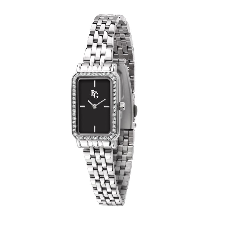 Montre B&G pour femme en Métal en forme de rectangulaire, fonctionnalités : Pas de résistance à l'eau - 0.057 g - taille : #null# - R3853292502