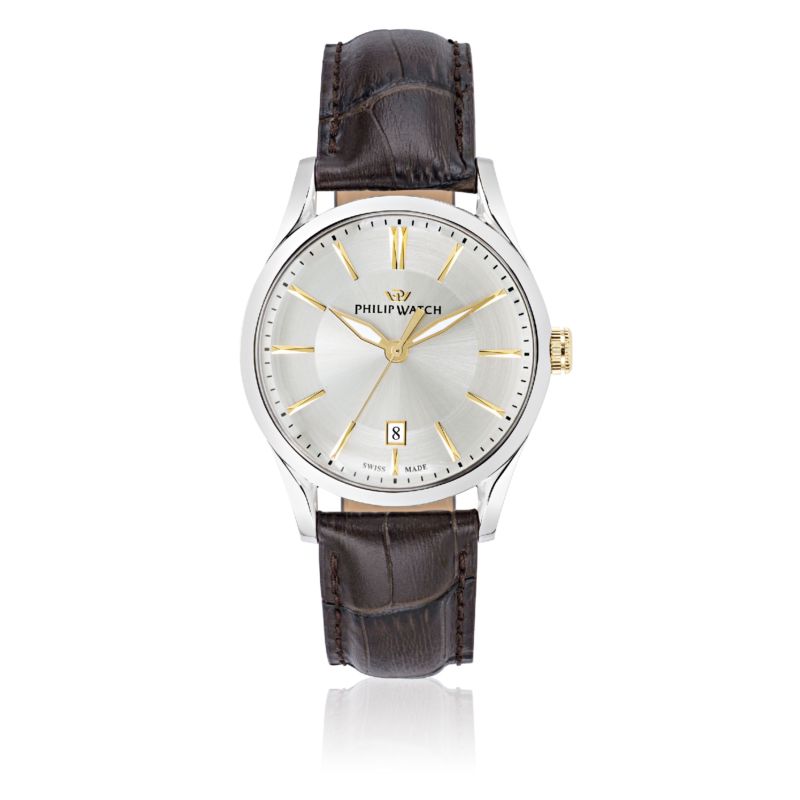 Montre PHILIP WATCH pour homme en Cuir en forme de rond, fonctionnalités : 3 ATM - 0.071 g - taille : #null# - R8251180004