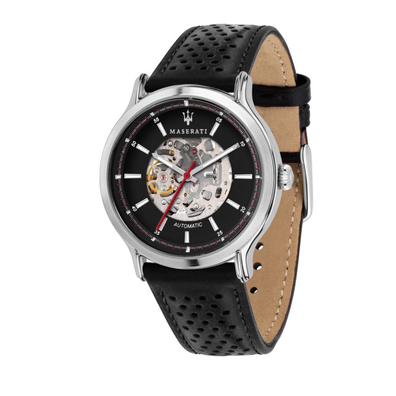 Montre MASERATI pour homme en Cuir en forme de rond, fonctionnalités : 10 ATM - 0.079 g - taille : #null# - R8821138002