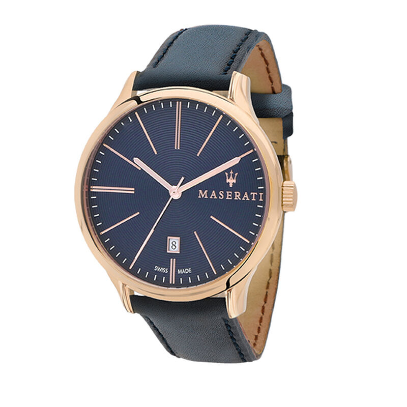 Montre MASERATI pour homme en Cuir en forme de rond, fonctionnalités : 10 ATM - 0.060 g - taille : #null# - R8851126001