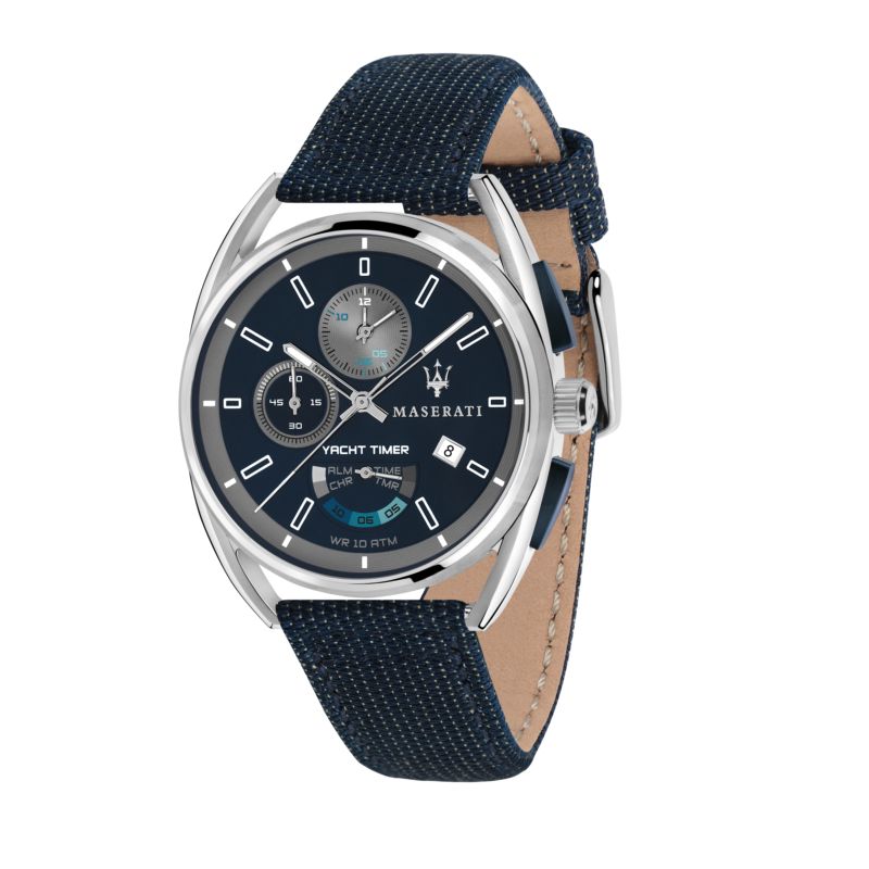 Montre MASERATI pour homme en Cuir en forme de rond, fonctionnalités : 10 ATM - 0.068 g - taille : #null# - R8851132001