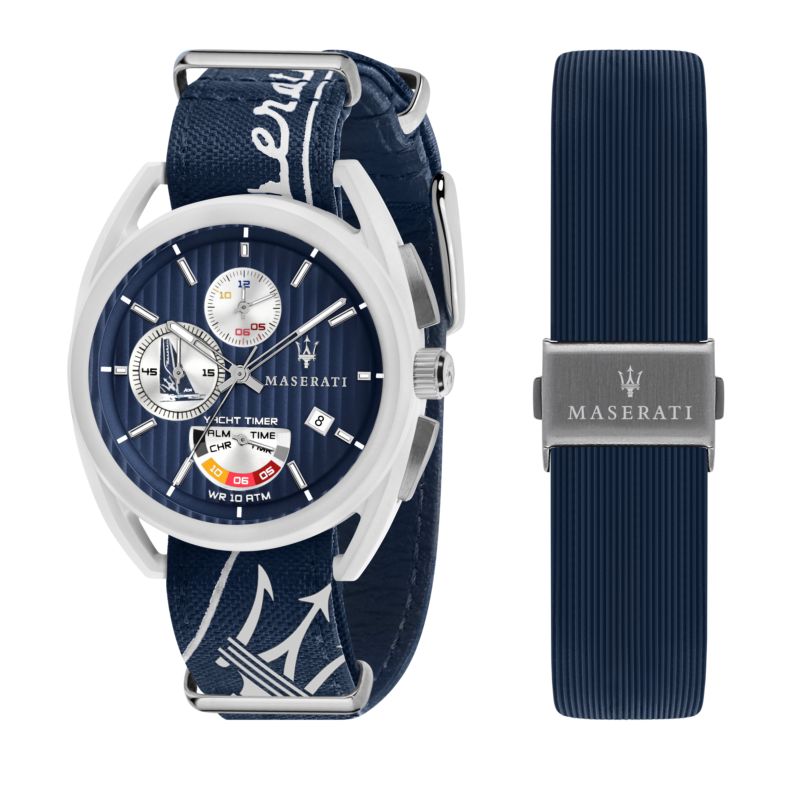 Montre MASERATI pour homme en Cuir en forme de rond, fonctionnalités : 10 ATM - 0.063 g - taille : #null# - R8851132003