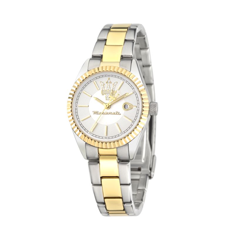 Montre MASERATI pour femme en AcierAcier en forme de rond de forme Rond, couleur : ARGENT, MULTI FINITIONS, fonctionnalités : 10 ATM - 0.078 g - tail