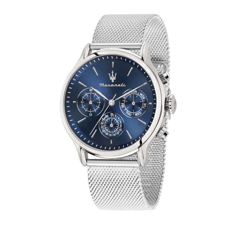 Montre MASERATI pour homme en AcierAcier en forme de rond de forme Rond, couleur : BLEU, SUNRAY, fonctionnalités : 10 ATM - 0.092 g - taille : #null#