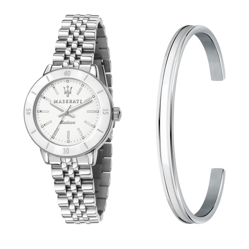 Montre MASERATI pour femme en Métal en forme de rond, fonctionnalités : 5 ATM - 0.175 g - taille : #null# - R8853145507