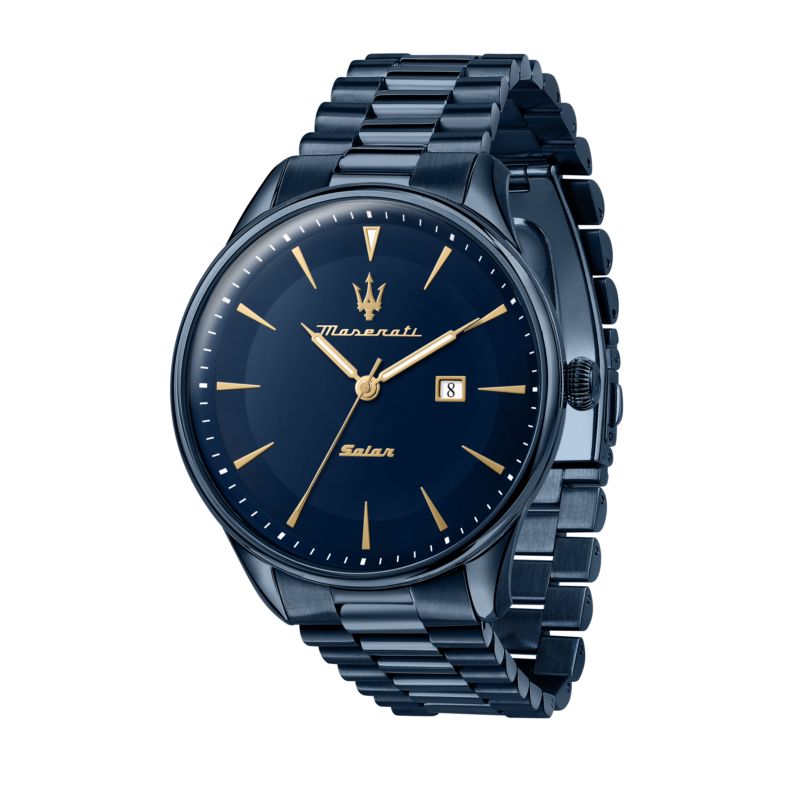 Montre MASERATI pour homme en Métal en forme de rond de forme Rond, couleur : BLEU, MAT, fonctionnalités : 10 ATM - 0.068 g - taille : #null# - R8853