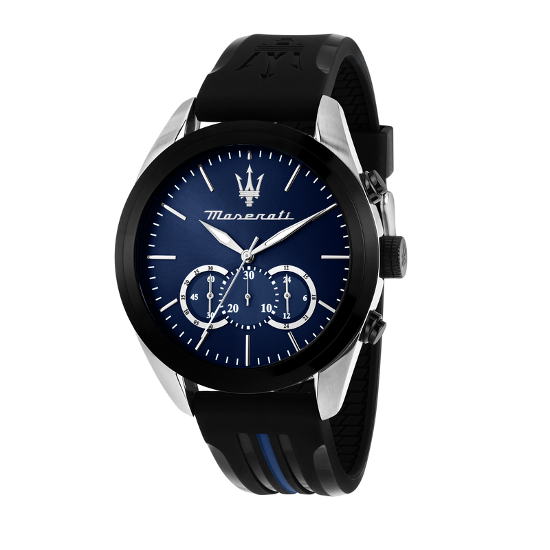 Montre MASERATI pour homme en AcierPlastique en forme de rond de forme Rond, couleur : BLEU, SUNRAY, fonctionnalités : 10 ATM - 0.090 g  - R8871612044