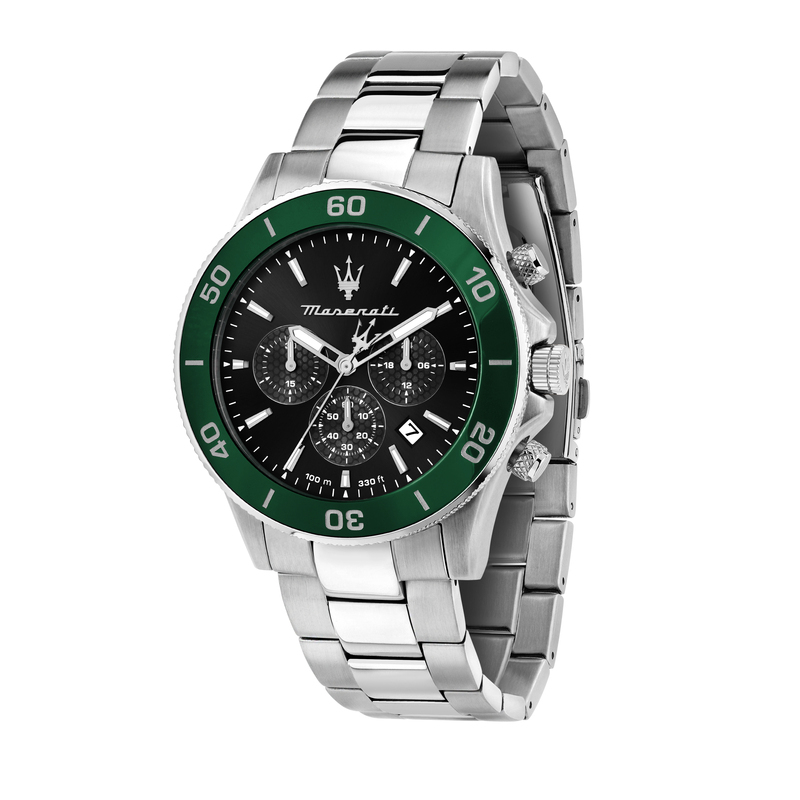 Montre MASERATI pour homme en AcierAcier en forme de rond de forme Rond, couleur : NOIR, SUNRAY, fonctionnalités : 10 ATM - 0.165 g  - R8873600008