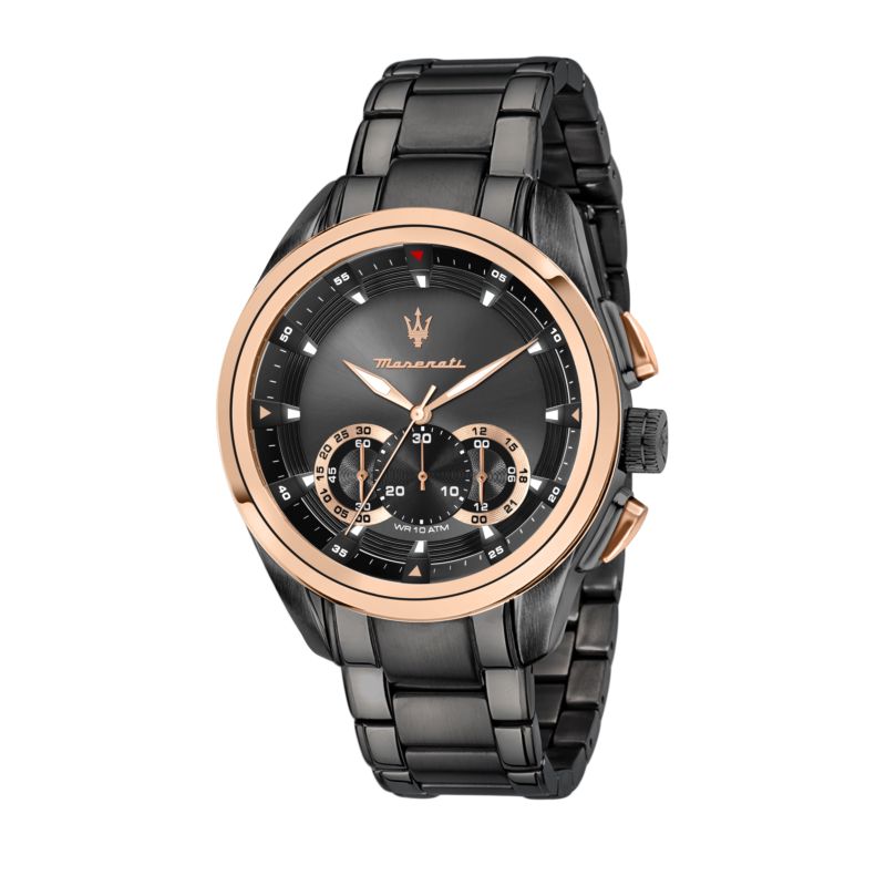 Montre MASERATI pour homme en AcierAcier en forme de rond de forme Rond, couleur : GRIS, SUNRAY, fonctionnalités : 10 ATM - 0.115 g - taille : #null#