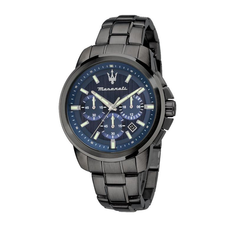 Montre MASERATI pour homme en AcierAcier en forme de rond de forme Rond, couleur : BLEU CLAIR, fonctionnalités : 5 ATM - 0.153 g - taille : #null# -
