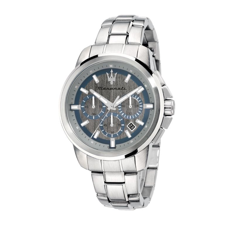 Montre MASERATI pour homme en AcierAcier en forme de rond de forme Rond, couleur : GRIS, BROSSÉ, fonctionnalités : 5 ATM - 0.156 g - R8873621006