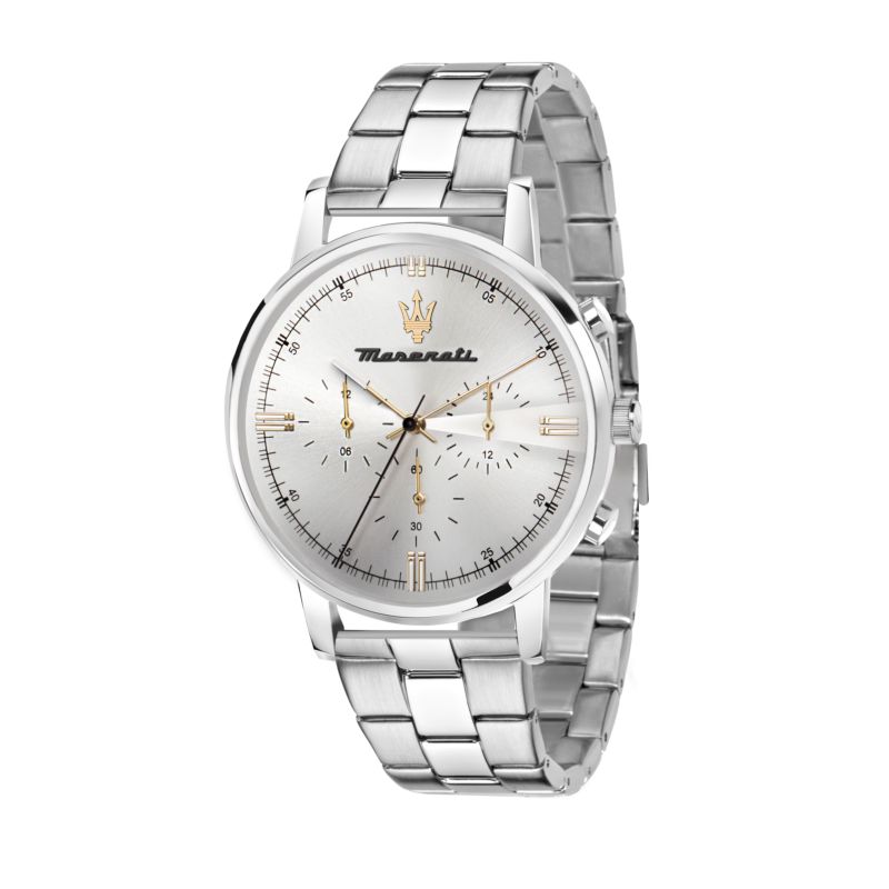 Montre MASERATI pour homme en AcierAcier en forme de rond de forme Rond, couleur : BLANC, fonctionnalités : 5 ATM - 0.103 g - R8873630002