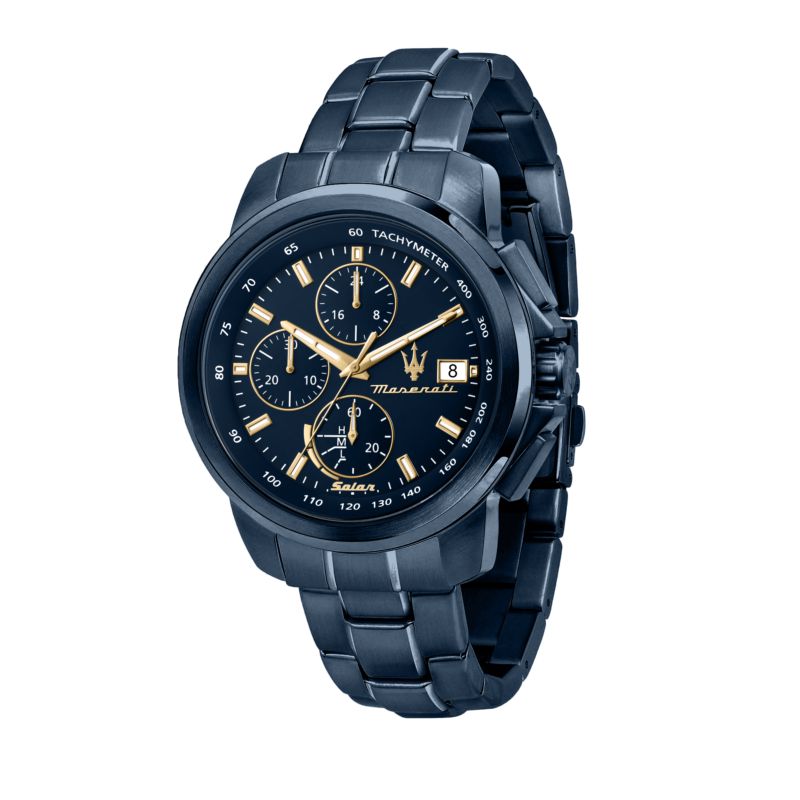 Montre MASERATI pour homme en Métal en forme de rond de forme Rond, couleur : BLEU, MAT, fonctionnalités : 5 ATM - 0.145 g - taille : #null# - R88736