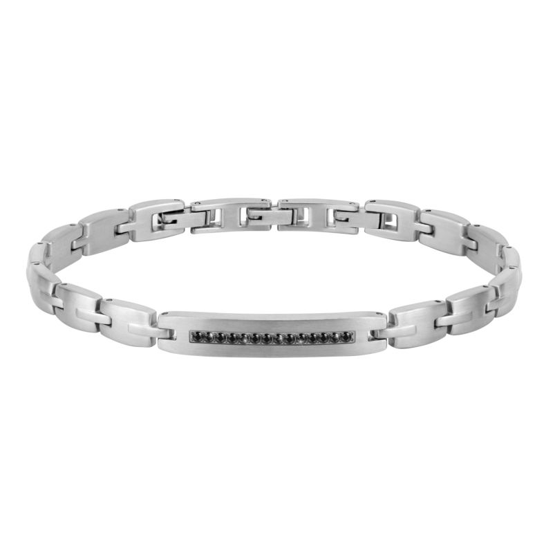 Bracelet MORELLATO pour homme en Acier serti de cristal - 0.026 g - taille : 21.5CM - SALS48