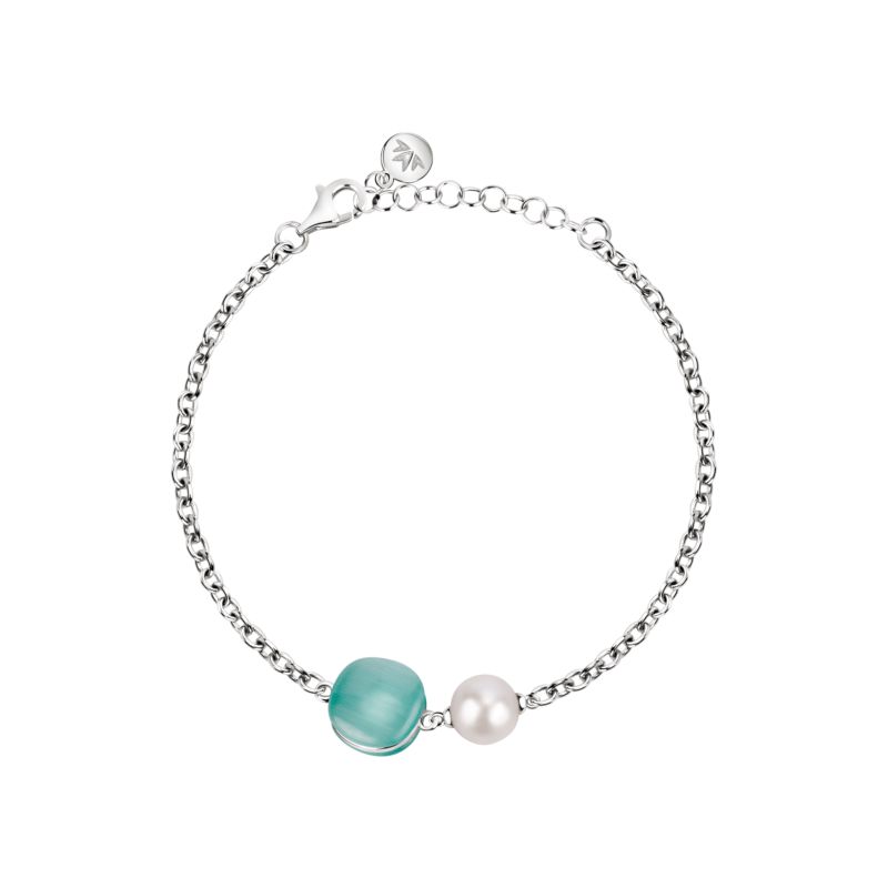 Bracelet MORELLATO pour femme en Argent 925/1000 Recyclé serti de perle de culture - 0.005 g - taille : 173CM - SATC10