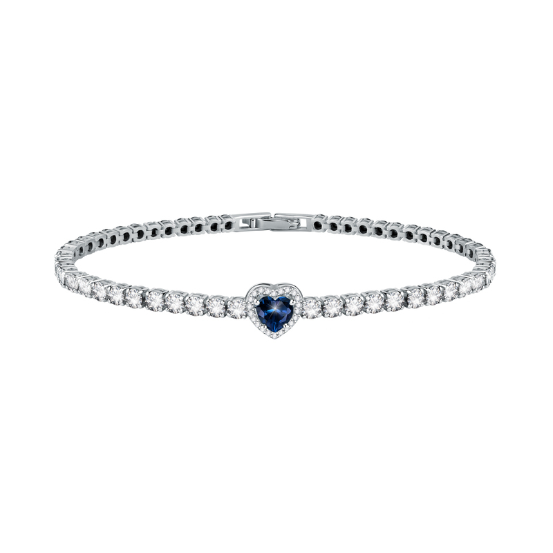 Bracelet MORELLATO pour femme en Argent 925/1000 Recyclé serti de zircon  - 0.011 g  - taille : 17.52CM - SAVB12