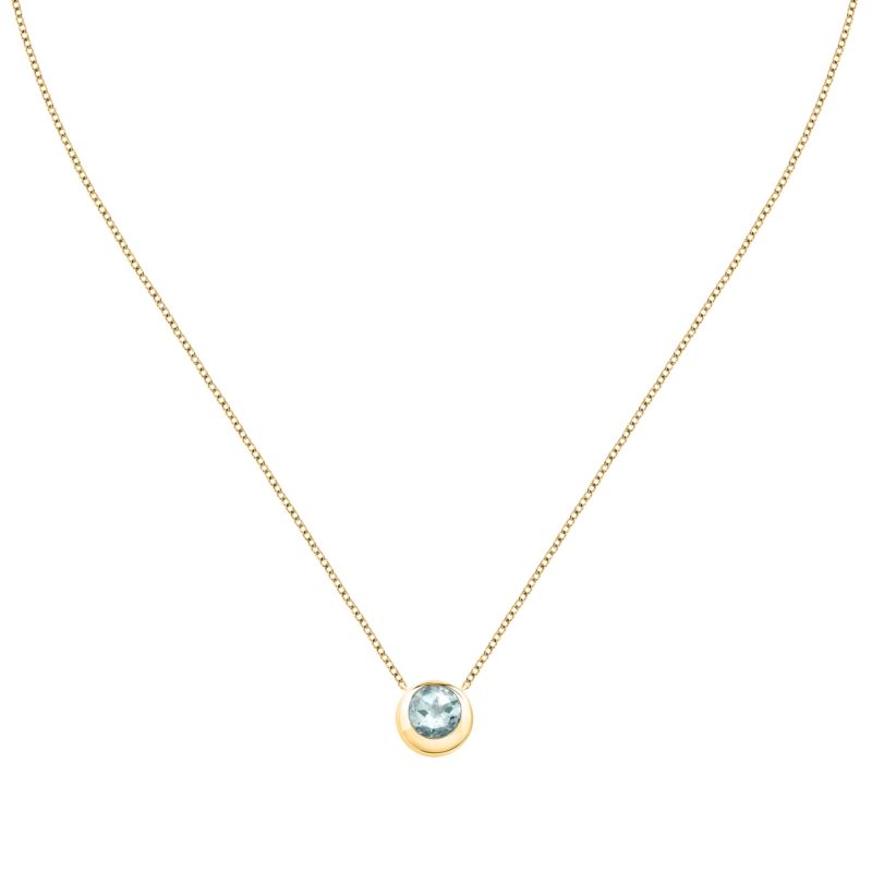 Collier MORELLATO pour femme en Argent 925/1000 Recyclé serti de topaze  - 0.007 g  - taille : 405CM - SAXN03