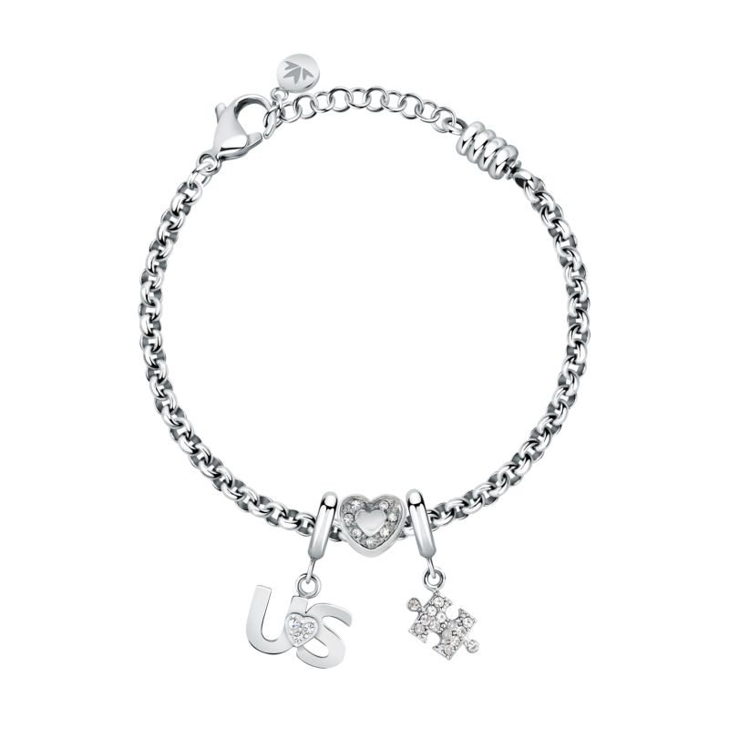 Bracelet MORELLATO pour femme en Acier serti de cristal  - 0.012 g  - taille : 163CM - SCZ1352