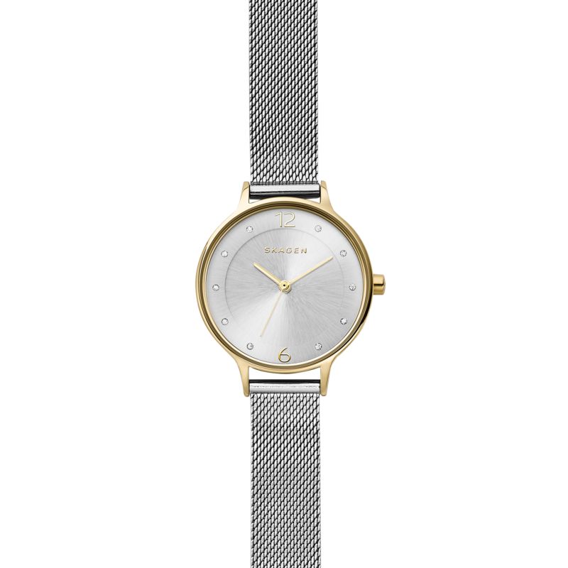 Montre SKAGEN DENMARK pour femme en AcierAcier serti de cristal en forme de round, fonctionnalités : 3 ATM - taille : #null# - SKW2340