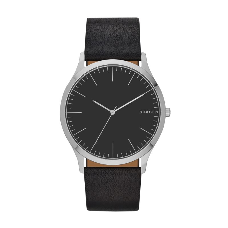 Montre SKAGEN DENMARK pour homme en AcierCuir Véritable en forme de round, fonctionnalités : 5 ATM - taille : #null# - SKW6329