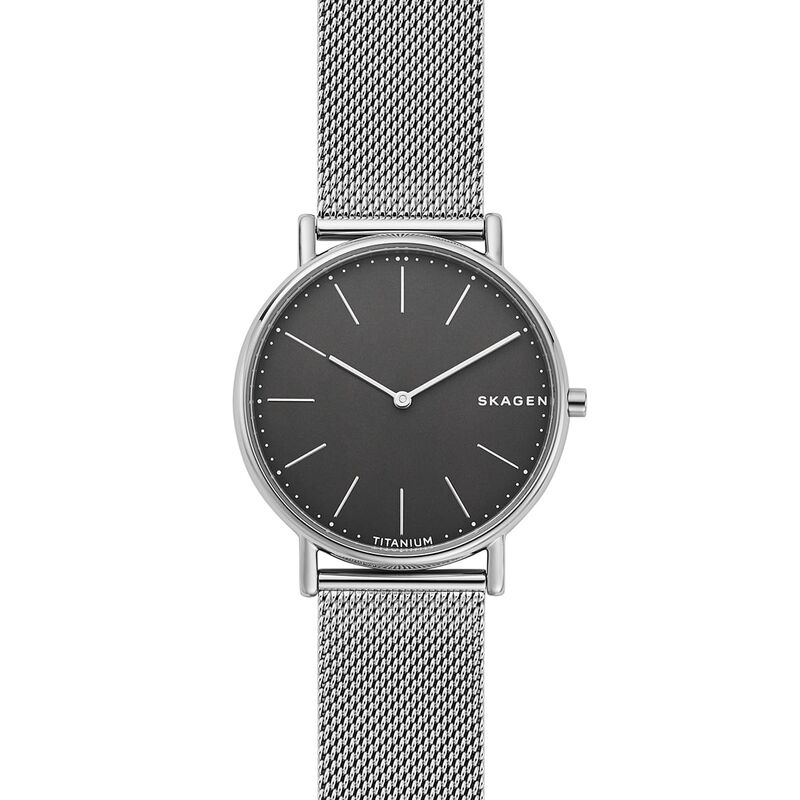 Montre SKAGEN DENMARK pour homme en TitaneAcier en forme de rond de forme Rond, couleur : Vert, finition : Sunray, fonctionnalités : 3 ATM - SKW6483