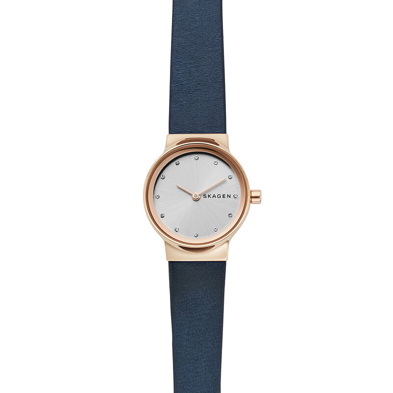 Montre SKAGEN DENMARK pour femme en AcierCuir Véritable en forme de rond, fonctionnalités : 5 ATM - taille : #null# - SKW2744