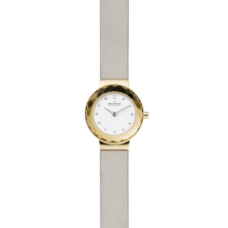 Montre SKAGEN DENMARK pour femme en AcierCuir en forme de rond, fonctionnalités : 3 ATM - taille : #null# - SKW2778