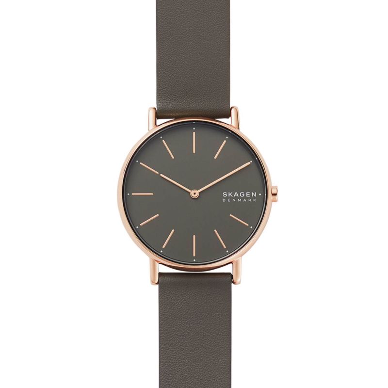 Montre SKAGEN DENMARK pour femme en AlliageCuir Véritable en forme de rond, fonctionnalités : 3 ATM - taille : #null# - SKW2794