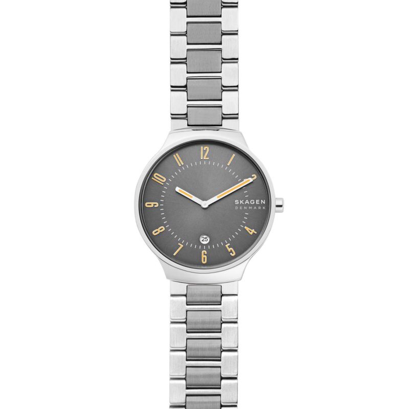 Montre SKAGEN DENMARK pour homme en AcierAcier en forme de rond, fonctionnalités : 3 ATM - taille : #null# - SKW6523