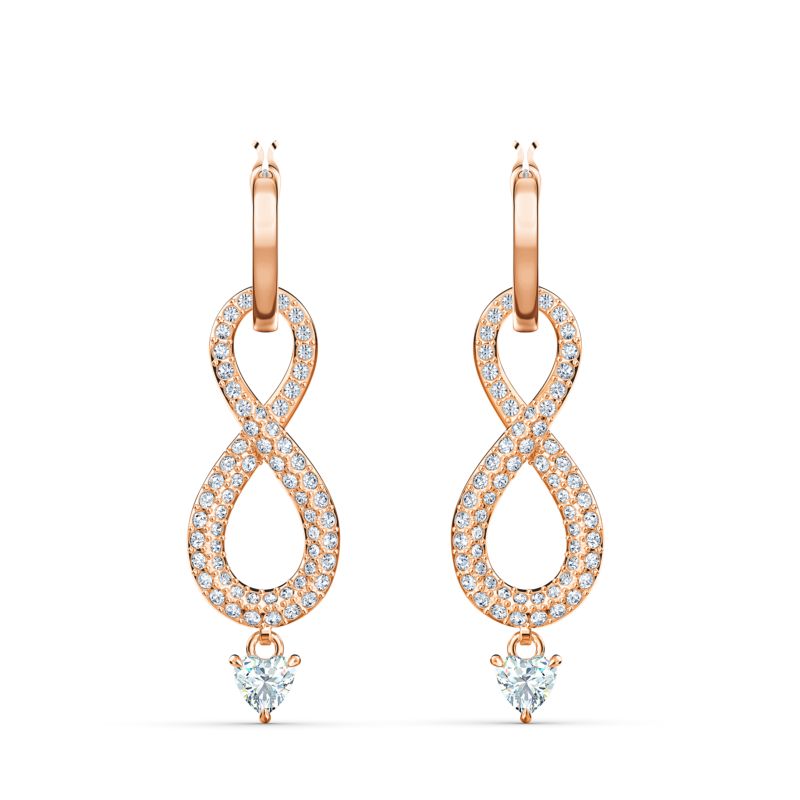 Boucles d'oreilles SWAROVSKI pour femme en Alliage - taille : 3.7x1CM - 5512625