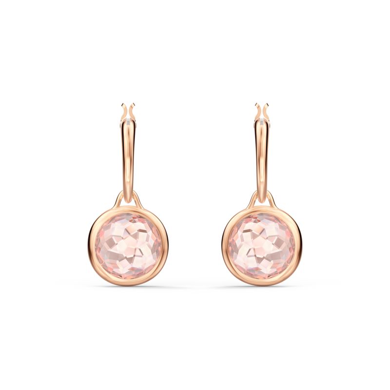 Boucles d'oreilles SWAROVSKI pour femme en Alliage serti de cristal  - taille : 2.1x1CM - 5560932