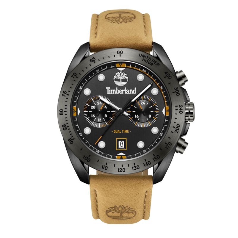 Montre TIMBERLAND pour homme en AcierCuir Véritable de forme Rond, couleur : NOIR, fonctionnalités : 5 ATM - 0.115 g - taille : #null# - TDWGF2230501