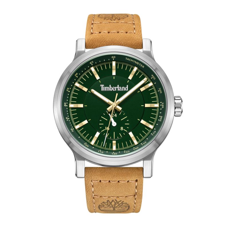 Montre TIMBERLAND pour homme en AcierCuir Véritable de forme Rond, couleur : VERT, fonctionnalités : 5 ATM - 0.063 g - taille : #null# - TDWGF2231002