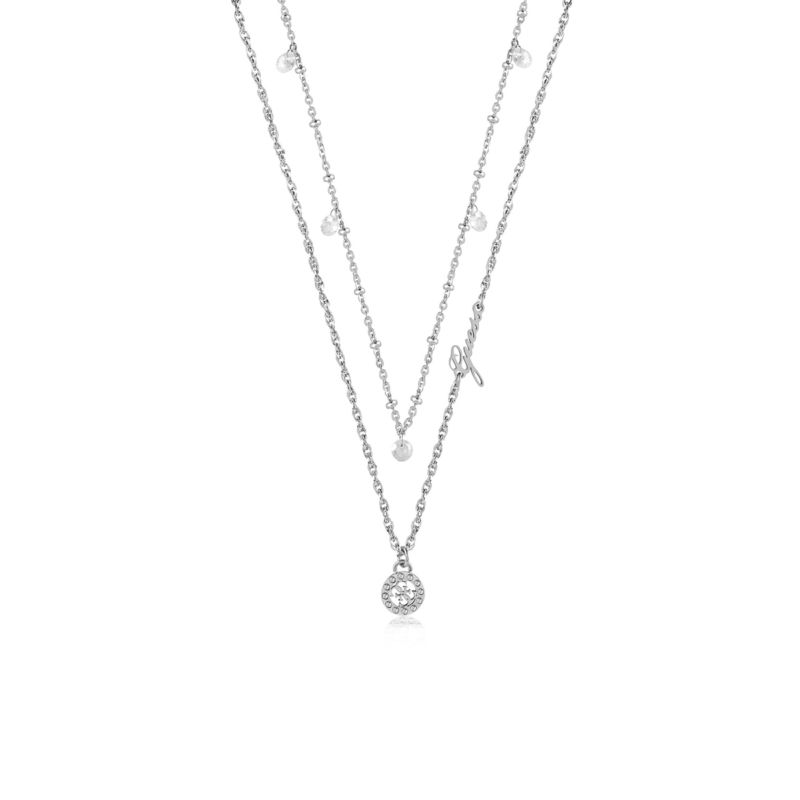Collier GUESS pour femme en Acier serti de pierre de synthèse - taille : #null# - UBN20087