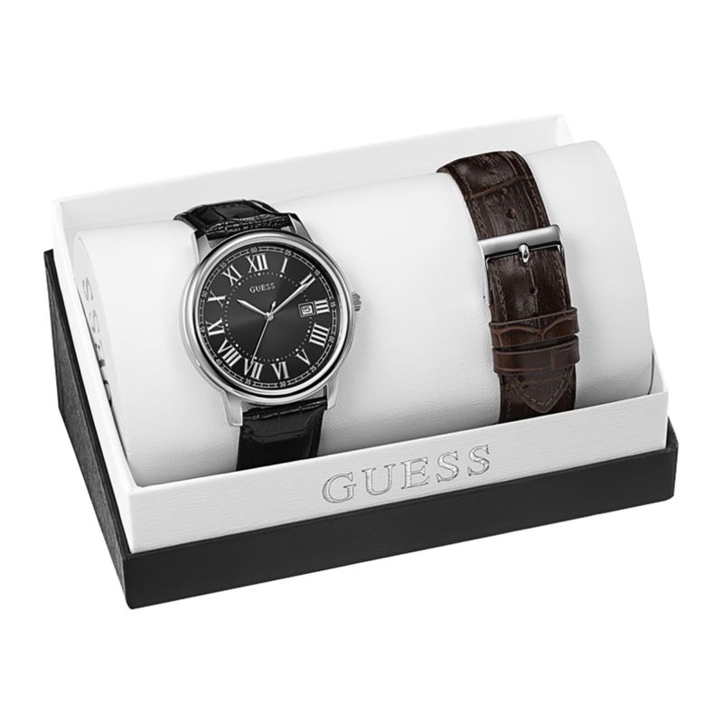 Montre GUESS pour femme ou homme en Cuir - W0384G2